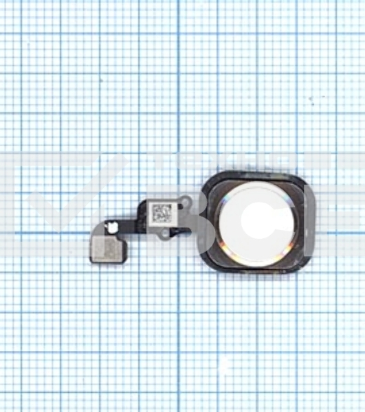 Кнопка HOME в сборе с механизмом и шлейфом для iPhone 6S/6S Plus золотая