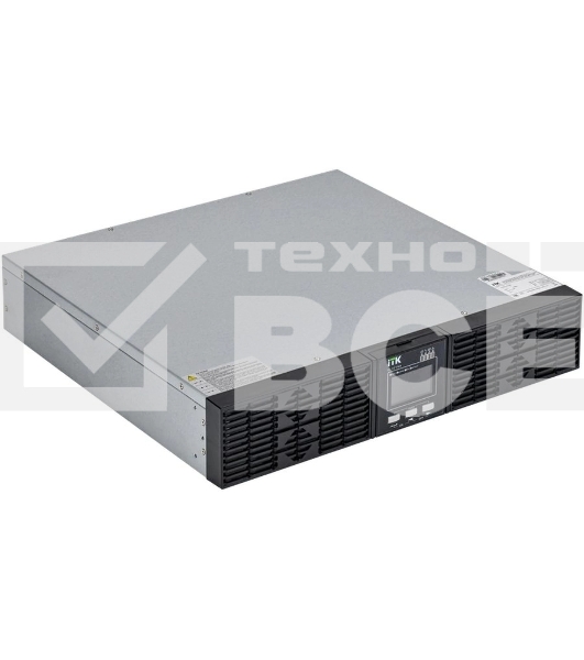 Источник бесперебойного питания Online Rackmount 3кВА/3кВт, однофазный с LCD дисплеем 72VDC с АКБ 2U 6х7AH