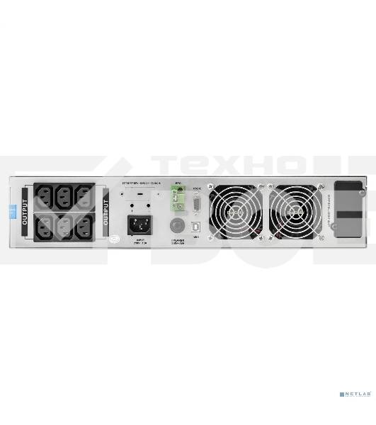 Источник бесперебойного питания On-line ExeGate EP285647RUS PowerExpert ULS-2000.LCD.AVR.C13.USB.RS232.SNMP.2U <2000VA/2000W, On-Line, PF=1, LCD, 6*IEC-C13, RS232, USB, SNMP-slot, Rackmount 2U/Tower, Black>