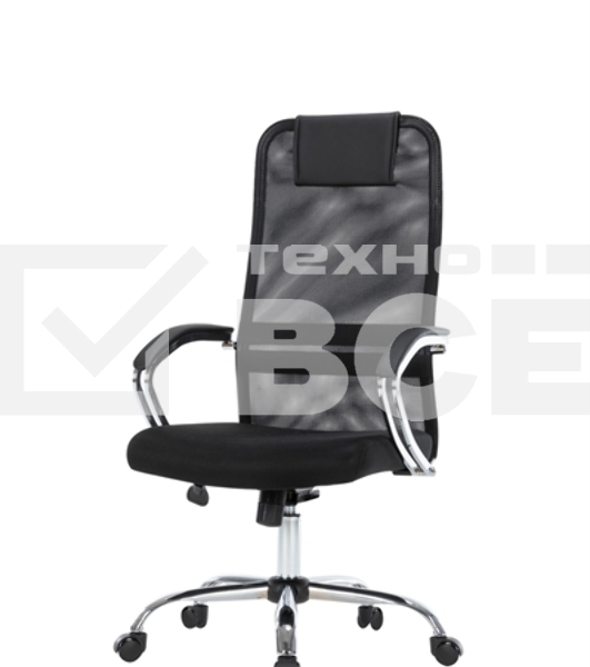 Кресло офисное Chairman CH612 chrome черный (7145933)