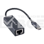 Сетевой адаптер Ethernet Gembird NIC-U8, Type-C USB 3.0 - Gigabit Ethernet adapter, алюминий, RTL8153, фото4
