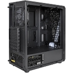 Компьютерный корпус Miditower ExeGate EVO-8225-NPX700 (ATX, БП 700NPX с вент. 12см, 2хUSB+1хUSB 3.0, черный, 2 вент. с RGb подсветкой и полоса на передней панели, боковая панель - закаленное стекло), фото16