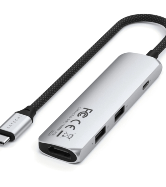 Док-станция Satechi ST-P4SS, USB Type-C, USB Type-C/HDMI/USB Type-A, USB