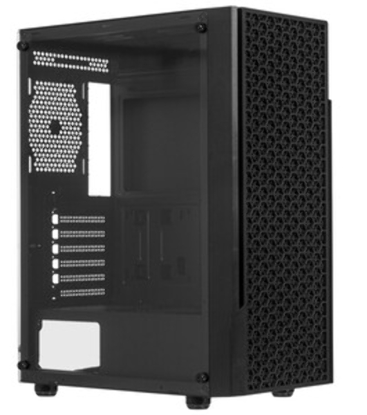 Компьютерный корпус Accord 3312 черный без БП ATX 2xUSB2.0 1xUSB3.0 audio bott PSU