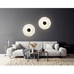 Настенный светильник Ambrella light LH72641 BK/WH черный/белый 6W 3000K D300*100, фото4