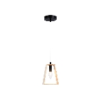 Светильник Ambrella light TR80497 BK/LW черный/светлое дерево E14 max 60W D150*1000, фото5