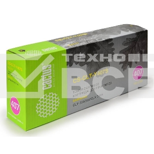 Картридж лазерный Cactus CS-CLT-Y407S желтый (1000 стр.) для Samsung CLP-325/CLX-3185