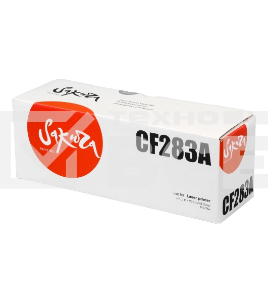 Картридж лазерный Sakura CF283A для HP LJ Pro M201n/M125nw/M127fw, черный, 1600 к.