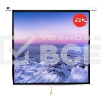 Экран 127x127см Wallscreen 1:1 настенно-потолочный рулонный белый71', фото2