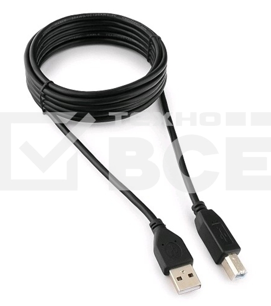 Кабель Gembird CCP-USB2-AMBM-10 USB 2.0 кабель PRO для соед. 3.0м AM/BM позол. контакты, пакет