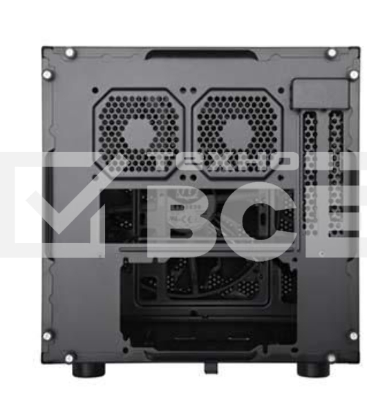 Компьютерный корпус Case Tt Core V1 CA-1B8-00S1WN-00 mATX/ win/ black/ USB3.0/ no PSU