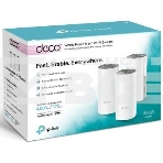 Домашняя Mesh Wi-Fi система TP-Link Deco E4 (3-Pack), 1167 Мбит/с (5 ГГц: до 867 Мбит/с + 2,4 ГГц: до 300 Мбит/с), 2 порта 100 Мбит/с, 2 встроенные антенны на каждом модуле Deco, фото4