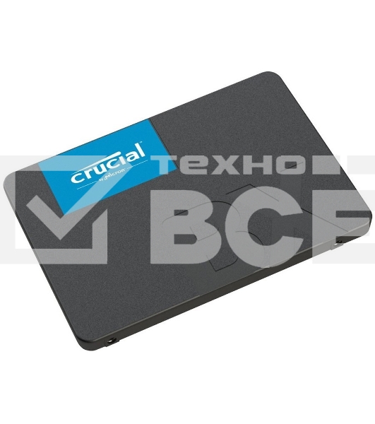 Накопитель SSD Crucial BX500, 2Tb, SATA III, 2.5