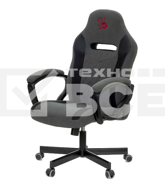 Кресло игровое A4Tech Bloody GC-110, серый, крестовина пластик
