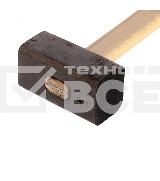 Кувалда Сибртех, 3000 г, кованая головка, деревянная рукоятка 380 мм