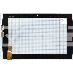 Сенсорное стекло (тачскрин) для Asus Eee Pad Slider SL101 черное, фото 1