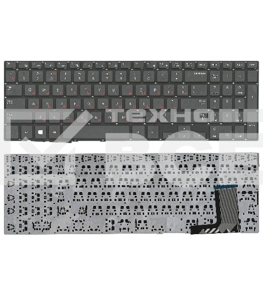 Клавиатура для ноутбука Samsung NP370R5E NP510R5E черная