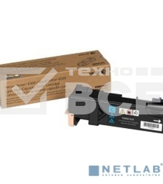 Картридж лазерный Xerox 106R01601 голубой для Xerox Ph 6500/WC 6505 (2500 cтр)(Channels)