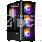 Компьютерный корпус MidiTower Zalman N4 black (ATX,Window, 6xRGB fan, USB2.0 x2, USB3.0x1, без БП) (N4 rev.1), фото4