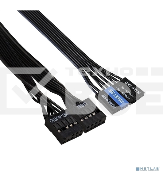 Компьютерный корпус Miditower ExeGate AA-440-AA500 (ATX, AA500 8 см, 2*USB, аудио)