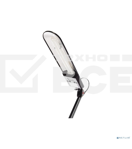 Лампа настольная CAMELION KD-017A С0211W черный в к-те база+струбцина