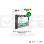 Накопитель SSD CBR SSD-002Tb-2.5-LT22, серия 'Lite', 2048 Gb, 2.5', SATA III 6 Gbit/s, SM2259XT, 3D TLC NAND, R/W 550/520 Mb/s, TbW (Tb) 1000, фото3