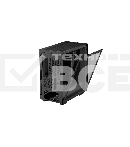 Компьютерный корпус Deepcool CH370 черный без БП mATX 1x120mm 1xUSB2.0 1xUSB3.0 audio bott PSU