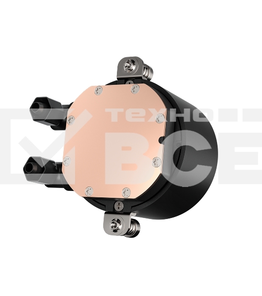 Система охлаждения PCCooler DA240 ARGB BK (270W, 240mm, Black, ARGB/ Fans: 2x120mm, 73.6CFM, -dBA, 1800RPM/ Pump height 55mm, -dBA, 3000RPM, Rad thickness 27mm/ S: 1851, 1700, 1200, 20XX, 115X, AM5, AM4)