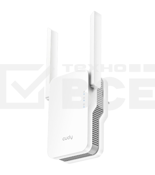 Повторитель беспроводного сигнала Cudy RE1800 AX1800 10/100/1000BASE-TX/Wi-Fi белый