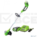 Триммер аккумуляторный GREENWORKS 2101507UA40В струнный (в компл.1 аккум 40В 2 А/ч +ЗУ), фото2