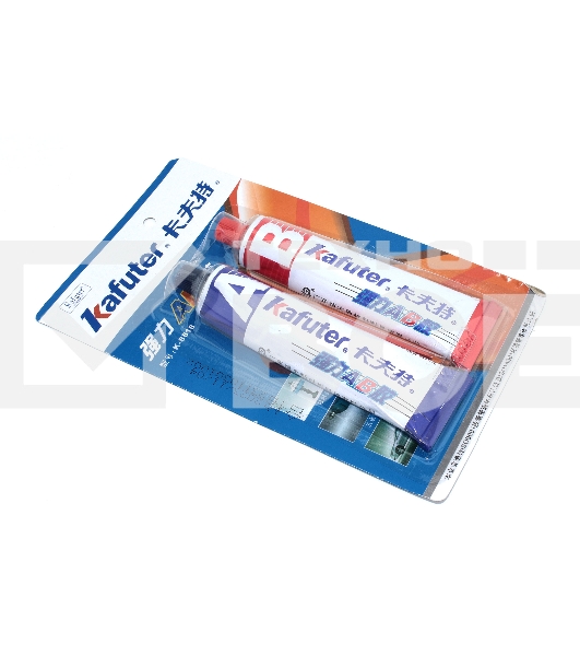 Клей двухкомпонентный (жидкая сварка) Kafuter K-8818 белый 70 грамм 10 шт