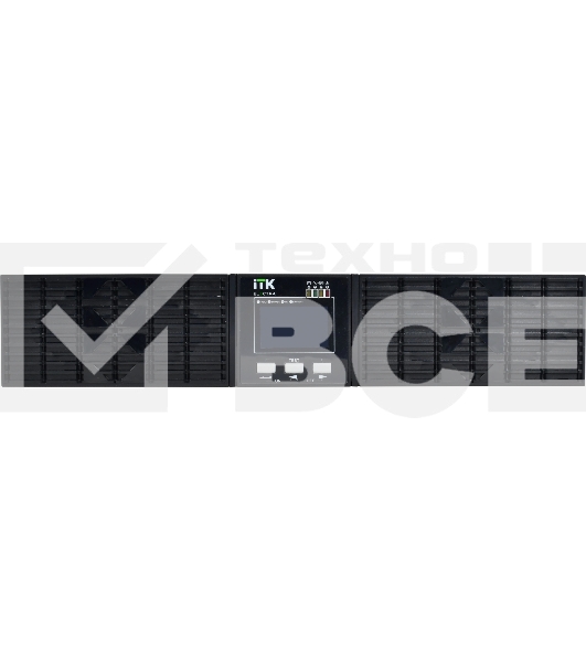 Источник бесперебойного питания Online Rackmount 3кВА/3кВт, однофазный с LCD дисплеем 72VDC с АКБ 2U 6х7AH