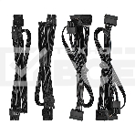 Блок питания серверный 500W ExeGate ServerPRO-500PAS (ATX, APFC, КПД 80% (80 PLUS), 12cm fan, 24pin, 2x(4+4)pin, 4xPCI-E, 6xSATA, 4xIDE, Cable Management, black), фото 1