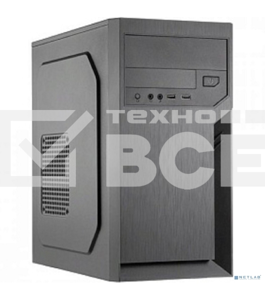 Компьютерный корпус с блоком питания 500Вт./Case Foxline FL-702, mATX, 1x5.25EXT, 1x3.5EXT, 2x3.5INT, 2xUSB 2.0, HDA, w/o FAN, w/500W ATX PSU, w/1.2m EU pwr cord