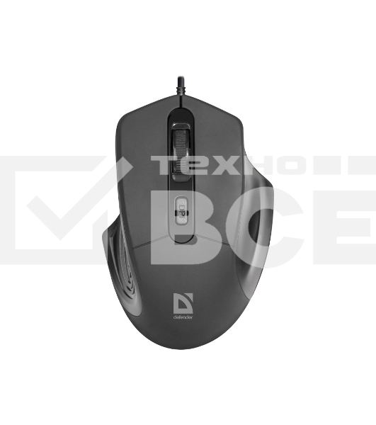 Мышь проводная Defender Datum MB-347 черный, 1600 dpi, USB, кнопки - 4