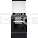 Плита газовая Hansa FCGA62109 черный, конфорок 4 шт, духовка 58 л, 60 см x 85 см x 60 см, фото2