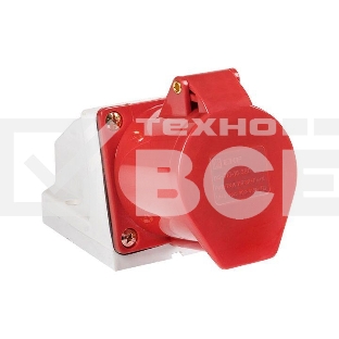 Розетка наруж. уст. 16А 380В 3P+E+N IP44 (115) EKF ps-115-16-380