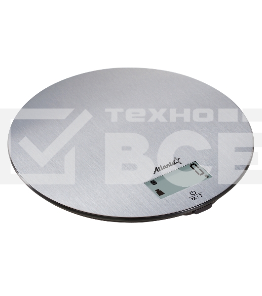 Весы кухонные электронные Atlanta ATH-6192 серебристый