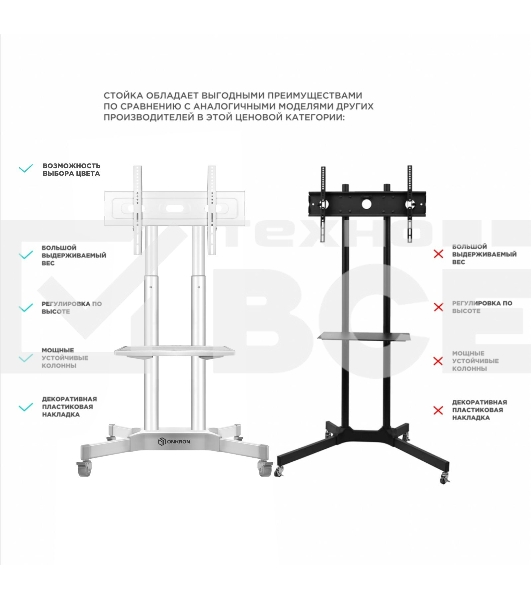 Стойка для телевизора Onkron TS1351 белый 32