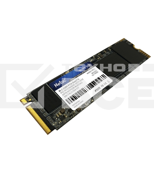 Накопитель SSD Netac N950E Pro, 2TB, PCIe 3.0 x4, M.2 2280, NVMe, R/W 3510/3148
