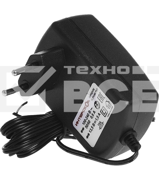 Зарядное устройство 1,5/12 с инд. для аккум. блока 1,5А/ч, 12В, Li-ion Интерскол