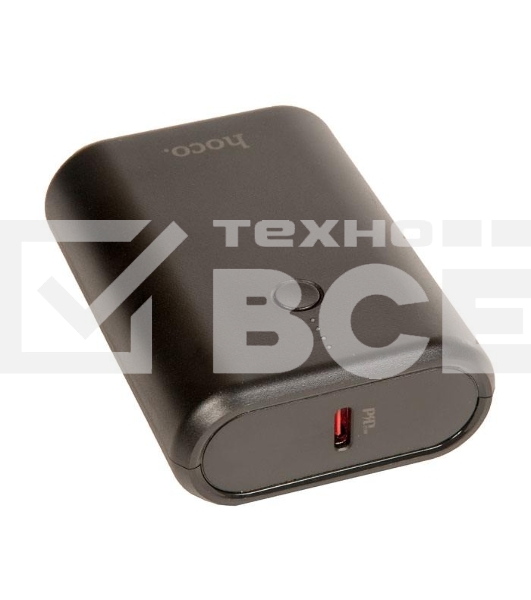 Внешний аккумулятор HOCO Q3 Mayflower быстрая зарядка QC3.0, PD20, USB-A 18W (10000mAh), черный
