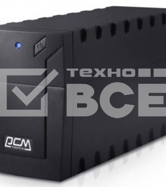 Источник бесперебойного питания Powercom Raptor RPT-600A EURO 360Вт 600ВА черный