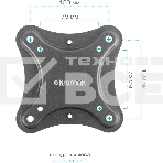 Кронштейн для телевизора Kromax CORBEL-7 черный 22