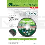 Круг шлифовальный по металлу Сибртех, 125 х 6,0 х 22,2 мм, 9 WA+75 A+16 B, фото 1