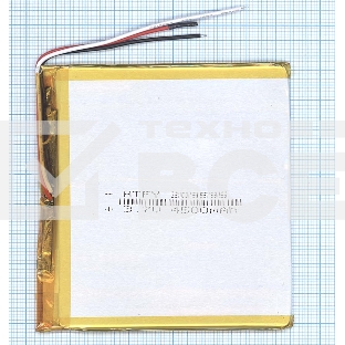 Аккумулятор Li-Pol (батарея) 3*95*95мм 3pin 3.7V/4500mAh