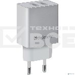Сетевой адаптер Defender 2xUSB, 2.1А , белый (UPA-22), фото3