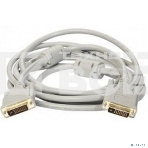 Кабель DVI dual link (25M-25M) 1.8м Exegate, 2 фильтра, позолоченные контакты, фото2