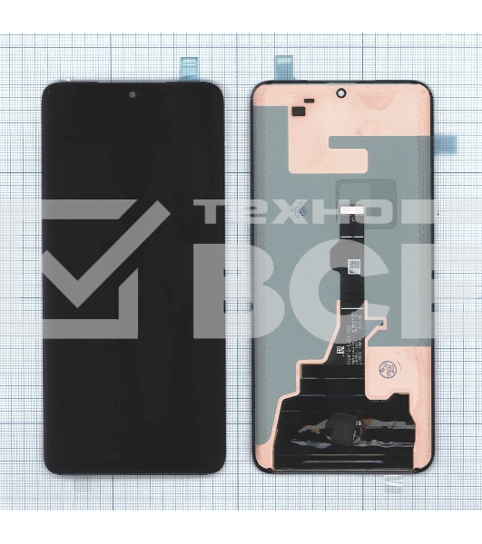 Дисплей для Huawei P50 Pro в сборе с тачскрином (COF orig lcd), черный