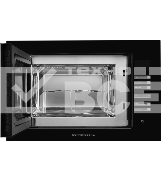 Встраиваемая микроволновая печь Kuppersberg HMW 645 B, 18 л, High-Tech, 700 Вт, 8 программ, черный цвет